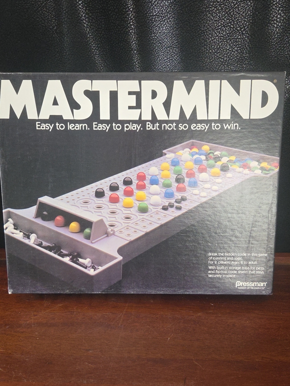 Mastermind Vintage 1981 Board Game by - Pressman New , Unused, Pegs Unopened